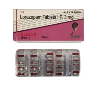 Lorazepam(Lozar) 3mg Tablets